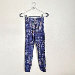 Nike Leggings Womens Size XS High Waisted Dance Tight Fit Multicolor Pants